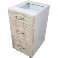 Corp inferior 40 cu 3 sertare metalice pentru greutate Zebra MDF sonoma mustata Corp inferior 40 cu 3 sertare metalice pentru greutate Zebra MDF sonoma mustata